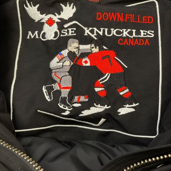 Moose Knuckles Sterling Fur Trimmed Padded Parka - Picture 6 of 6